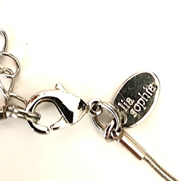 Lia Sophia blue Venice pendant necklace - Picture 4 of 8